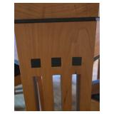 Stickley Dining Room Table & Chairs made of Wild Black Cherry with Ebony Inlay