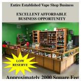 Entire Established Vape Shop Business