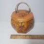 Vintage Wicker Basket with Child’s Picnic Ceramic Tea Set