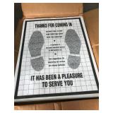 Lot of Paper Floor Mats