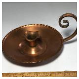 Vintage Copper “Gregorian” Candlestick Holder Made in U.S.A.