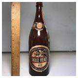 Early “Mule Head Stock Ale” West Haven CT The Wehle Brewing Company Bottle