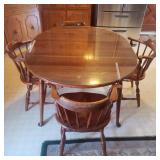 Vintage Ornate Wood Armoire - Measures approximately 58” x 39” x 20”