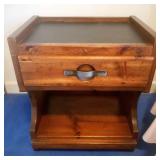 Vintage Ships Ahoy Nightstand - Measures approximately 25” x 22” x 16”