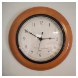 Adam Harrington Wall Clock - Measures approximately 12” across