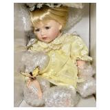 Butterfly Kisses Precious Collectibles Porcelain Doll NEW in Box with Papers