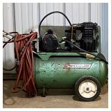 Speedaire Air Compressor Model 32419B with 50 ft Hose - Works