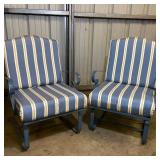 Vintage Strong & Sturdy Metal Outdoor Chairs with Matching Cushions