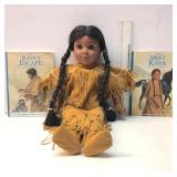 American Girl Doll Collector “Kayas” Indian Doll with Two American Girl Story Books(Great condition)