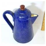 Blue Speckled Ceramic Pitcher