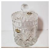 Vintage Crystal Lidded Jar