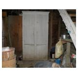 8 ft tall beadboard cabinet