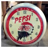 1950's Pepsi advertising clock