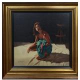 Hal English painting "Shellie"