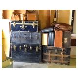 Vintage and Antique Trunks and Footlockers