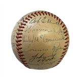 1947 Boston Braves Team Ball