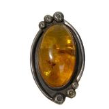 Wild Horse Amber Pendant