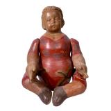 Unusual Clay / Pottery Doll