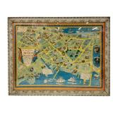 Vintage Salem MA Map