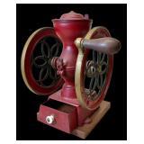 One of a collection of coffee grinders