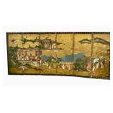 Antique Chinese 18/19th Century Painted Screen