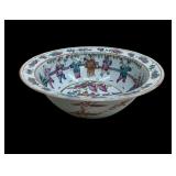 Antique Chinese 19th C. Famille Rose Basin