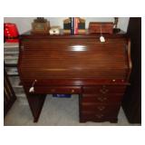 Solid wood rolltop desk