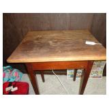 One Board top, pegged table