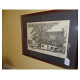 Old Salem print Winkler Bakery