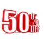 Everything 50% off Sun 11-3