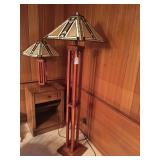 Art Deco Style Floor and Table Lamp
