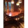 Century Furniture Company of Distinction Table and 6 Chairs with 2 Leaves