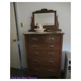 Antique Walnut Dresser