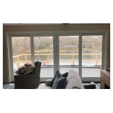 New Marvin Ultimate French Slider 8 Feet Tall 13 Feet Wide 6 Foot Opening w/ Doors Open