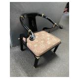 Vintage Mid Century James Mont Horseshoe Ming Style Lounge Chair