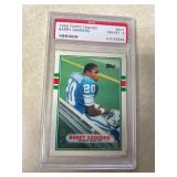 Barry Sanders PSA Rated Rookie Card