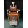 Vintage Emil J. Paidar Leather Barber Chair