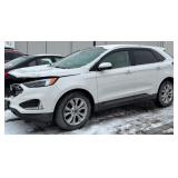 2020 White Ford Edge Titanium EcoBoost AWD