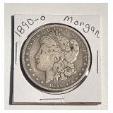 1890-O Morgan Silver Dollar