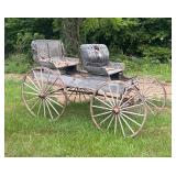 1800s Buckboard Horse Drawn Wagon