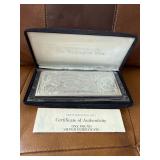 One Pound .9999 Silver Bar 