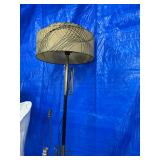 Vintage Pole Lamp and matching table lamp with awesome shade 