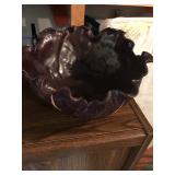 signed numbered cabbage leaf bowl 