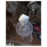 vintage pressed glass