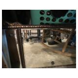 victorian beveled glass bufett mirror 