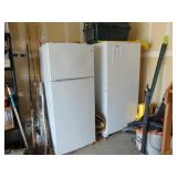 Fridge and freezer