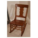Antique Oak Rocking Chair