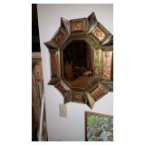 Funky Copper mirror.