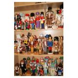 Nutcrackers, German handcarved.