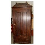 Pine wardrobe, grain painted from Fountain Green, Utah